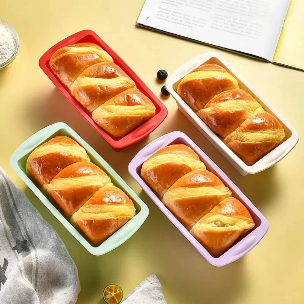 Silicone Mini Loaf Pan – Non-Stick Small Bread Baking Pan Set Silicone Loaf Pan SPOT