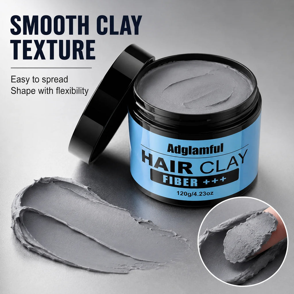 Adglamful Matte Hair Clay 120g – Strong Hold, Natural Finish Men's Hair Clay SPOT