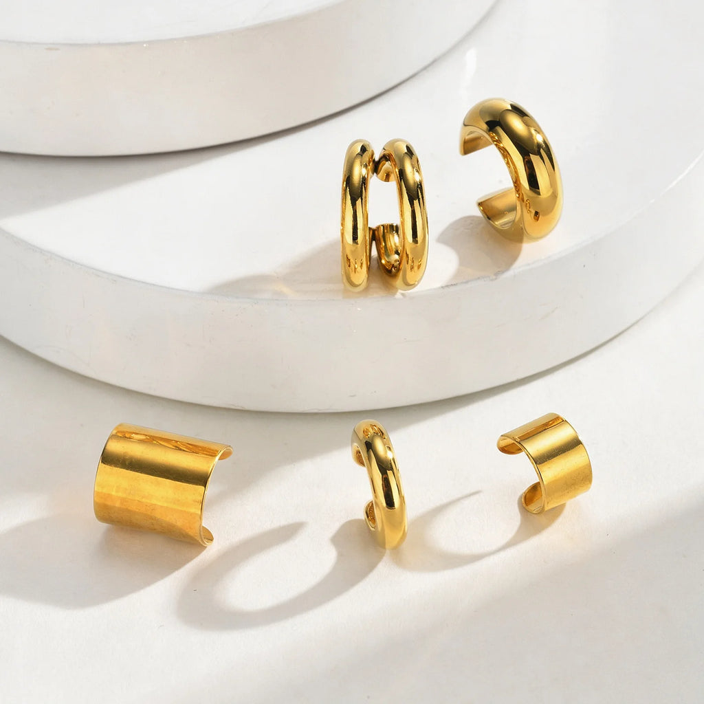 Thick Ear Cuff – Non-Piercing Clip-On Cartilage Earring Clip-On Ear Cuff SPOT
