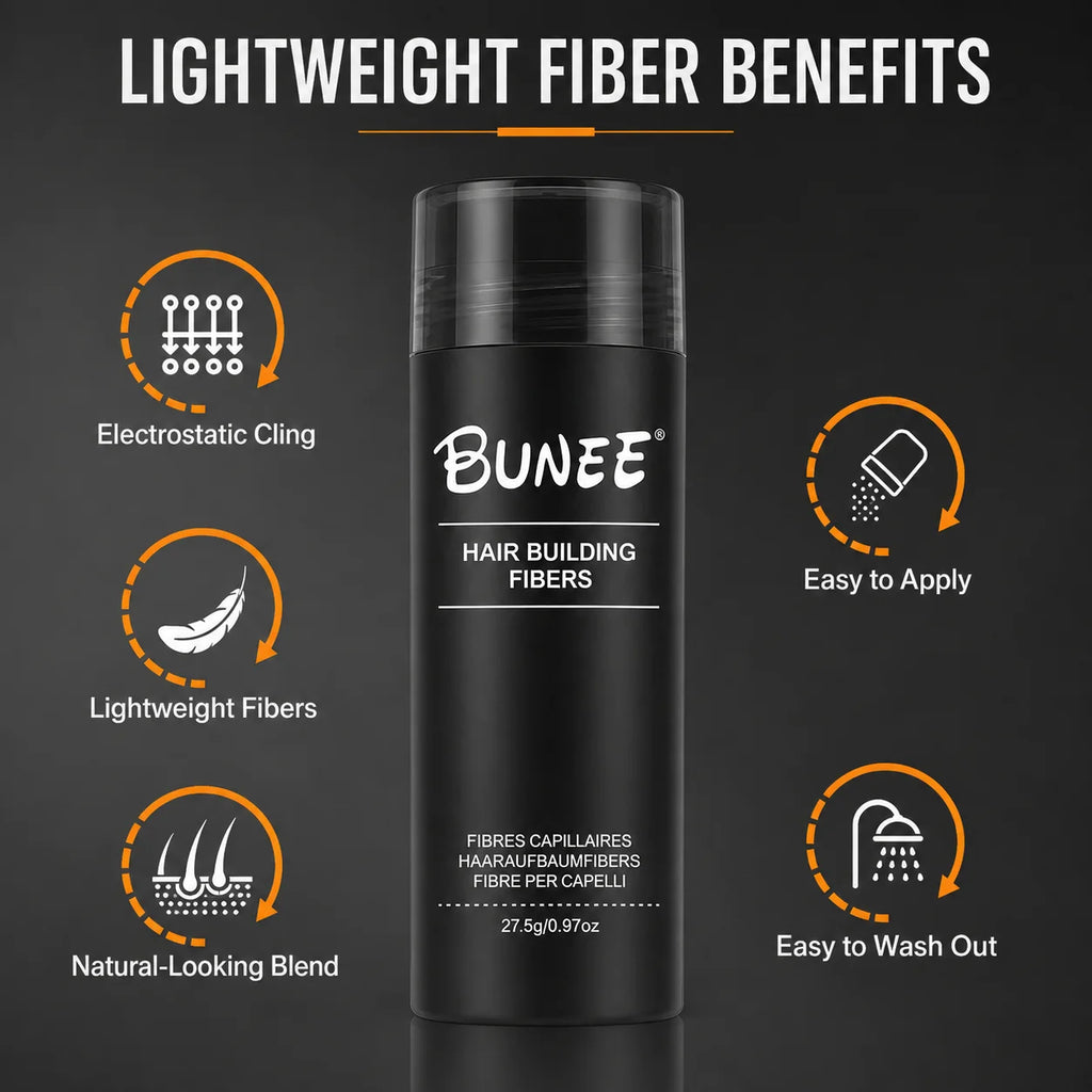 BUNEE Hair Fiber 27.5g – Instant Volume & Thickness in 5 Sec Hair Building Fiber SPOT