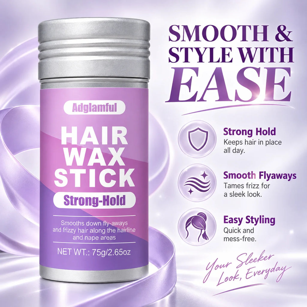 Adglamful Hair Wax Stick 75g – Strong Hold & Sleek Styles Hair Styling Wax SPOT