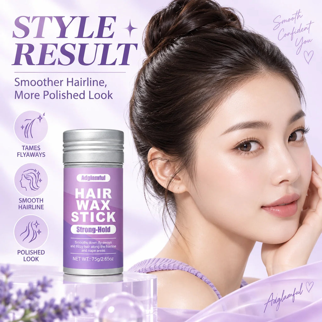 Adglamful Hair Wax Stick 75g – Strong Hold & Sleek Styles Hair Styling Wax SPOT