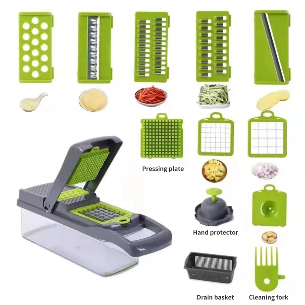 16-Piece Vegetable Slicer, Grater & Peeler Set | Kitchen Tool Vegetable Slicer Set SPOT
