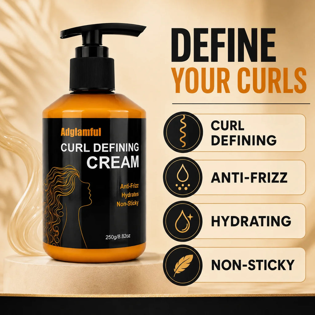 Adglamful Curl Defining Cream 250g – Anti-Frizz Curl Styler Curl Defining Cream SPOT