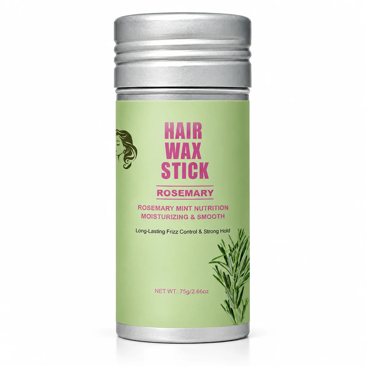 Adglamful Hair Wax Stick 75g – Strong Hold & Sleek Styles Hair Styling Wax SPOT Rosemary
