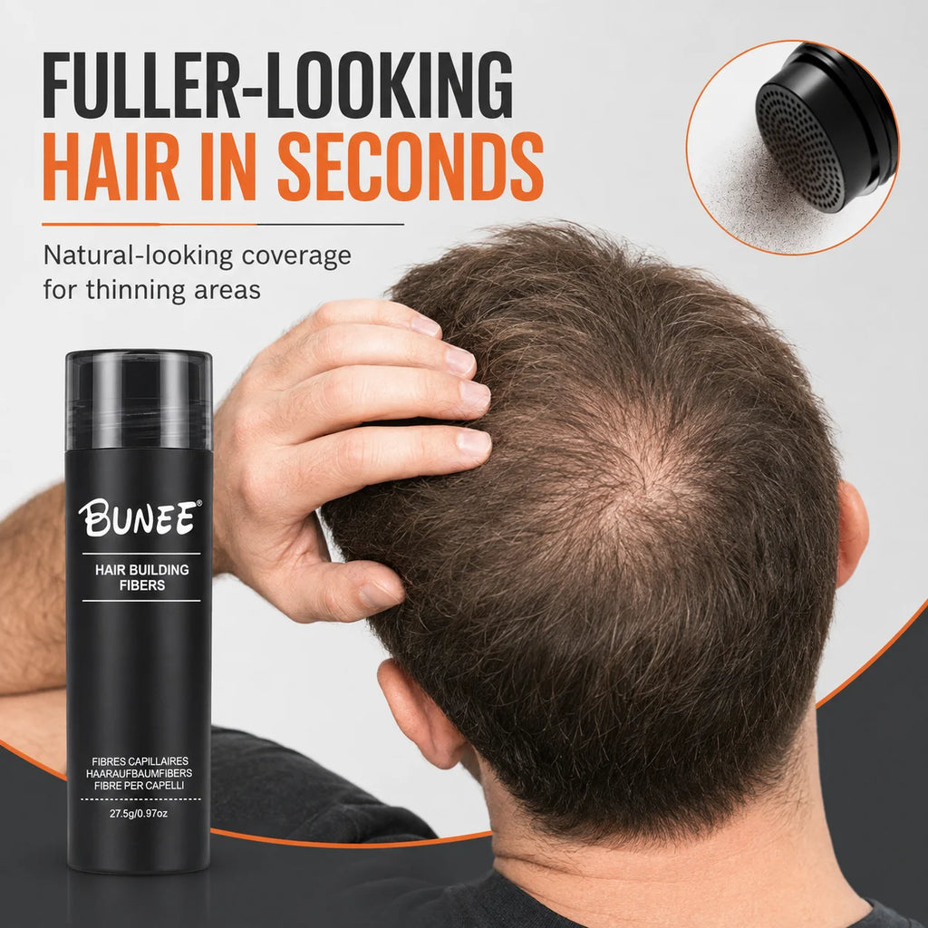 BUNEE Hair Fiber 27.5g – Instant Volume & Thickness in 5 Sec Hair Building Fiber SPOT