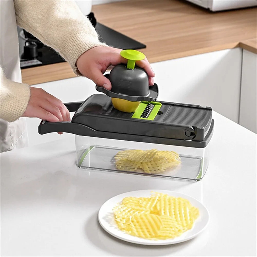 16-Piece Vegetable Slicer, Grater & Peeler Set | Kitchen Tool Vegetable Slicer Set SPOT