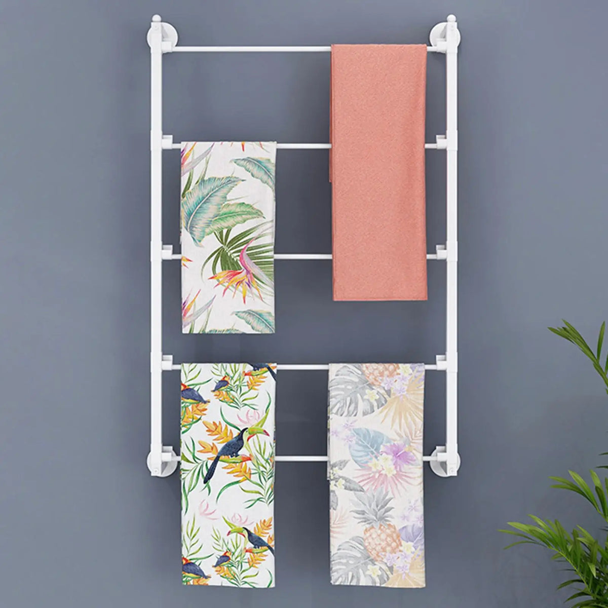 Wall-Mounted Ribbon Organizer – Metal Craft & Sewing Rack Ribbon Storage Rack SPOT