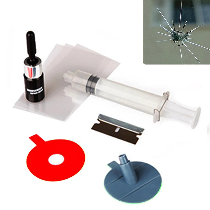 DIY Windshield Repair Kit – Auto Glass Chip & Crack Fixer Windshield Repair Kit SPOT