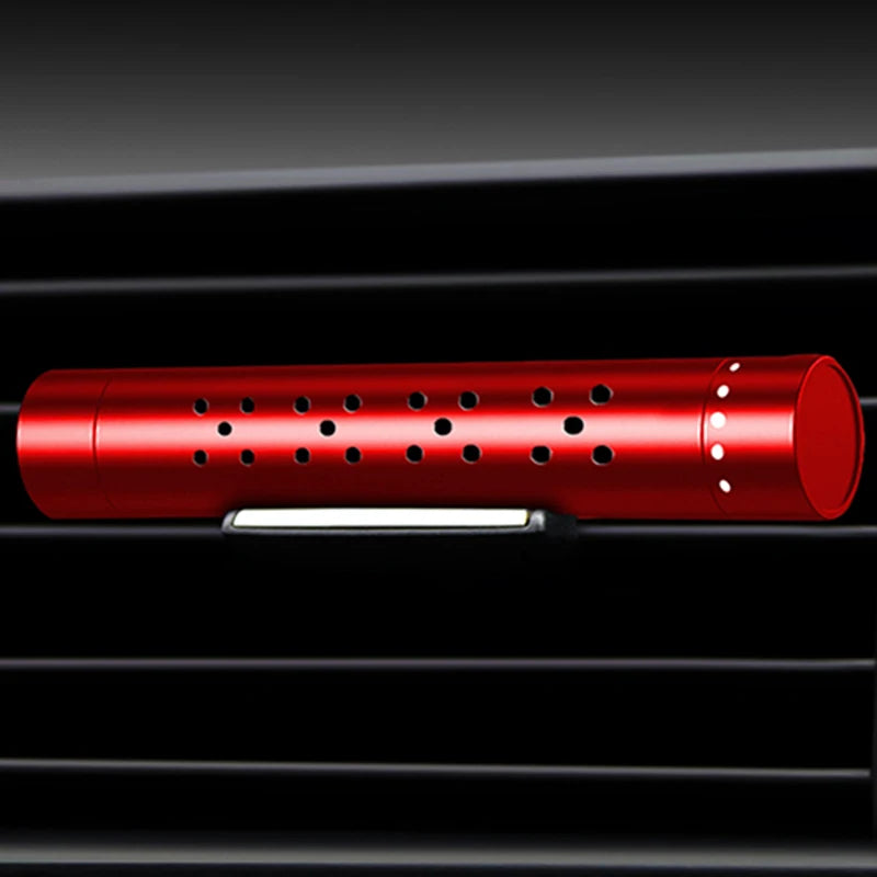 Car Vent Clip Solid Perfume Diffuser – Long-Lasting Fragrance Car Air Freshener SPOT Red