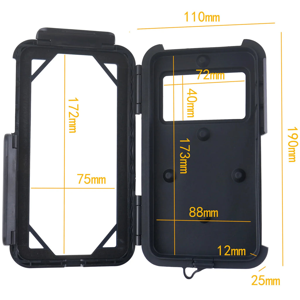 Waterproof Bike & Motorcycle Phone Holder Mount – 4–7 Inch Bike Phone Mount SPOT