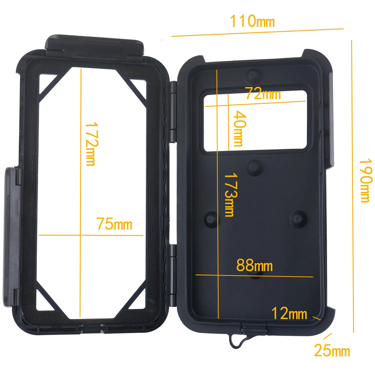 Waterproof Bike & Motorcycle Phone Holder Mount – 4–7 Inch Bike Phone Mount SPOT