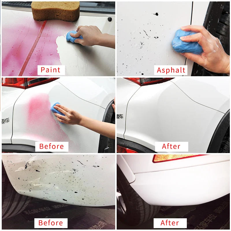 GLASKLARE 100g Magic Clay Bar – Auto Detailing Paint Cleaner Auto Detailing Clay SPOT