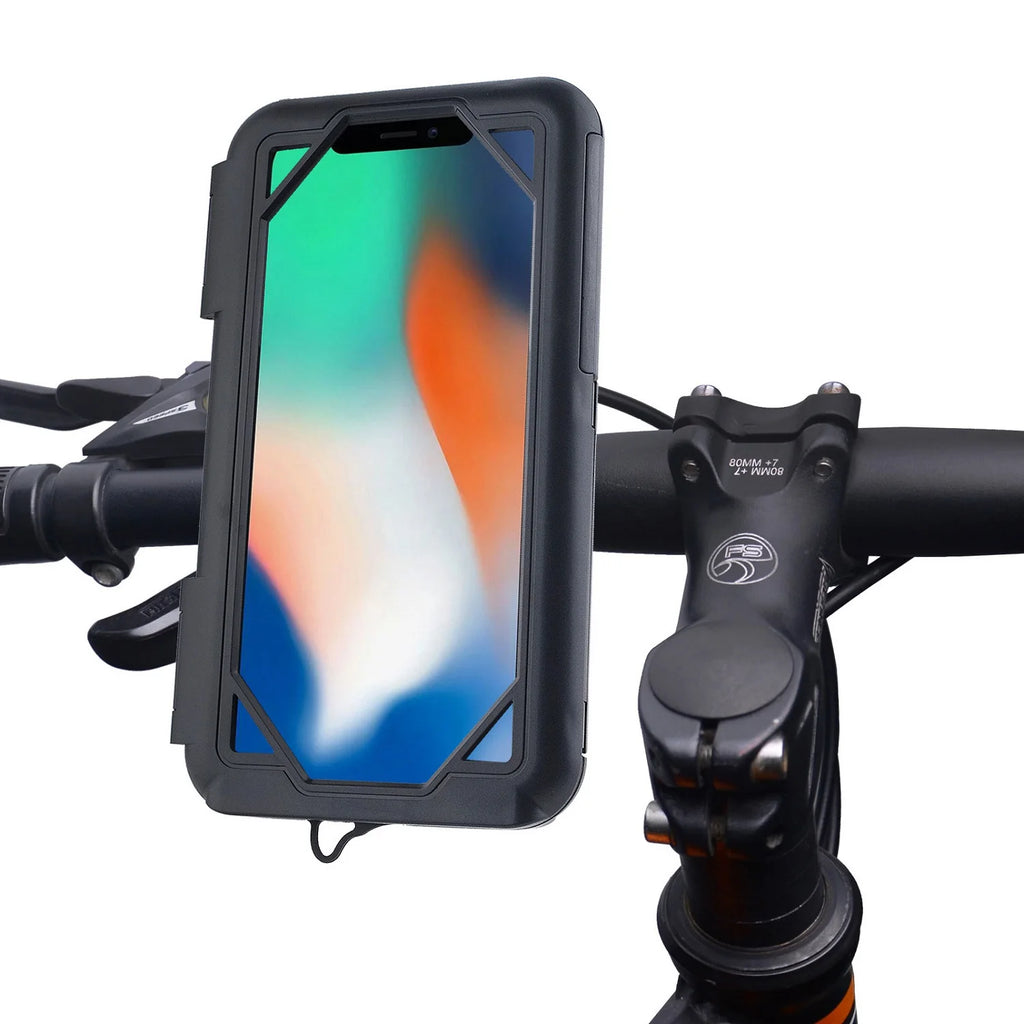 Waterproof Bike & Motorcycle Phone Holder Mount – 4–7 Inch Bike Phone Mount SPOT