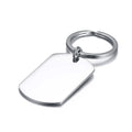 Personalized 4-Side Engraved Bar Keychain – Custom Name Gift Engraved Keychain SPOT KR-007 Engraved