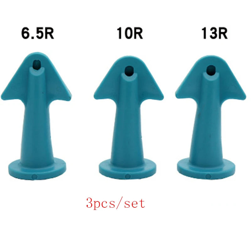 3-Piece Silicone Caulking Finisher Nozzle & Scraper Tool Set Caulking Finisher Set SPOT