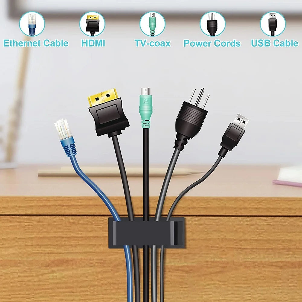 10-Pack Cable Organizer Clips – USB Wire & Cord Manager Cable Organizer Clips SPOT