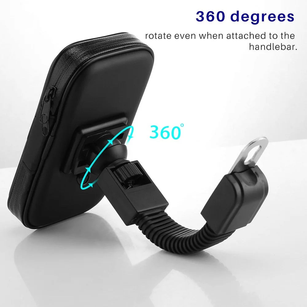Waterproof Motorcycle Phone Holder Bag – Mirror Mount Motorcycle Phone Mount SPOT