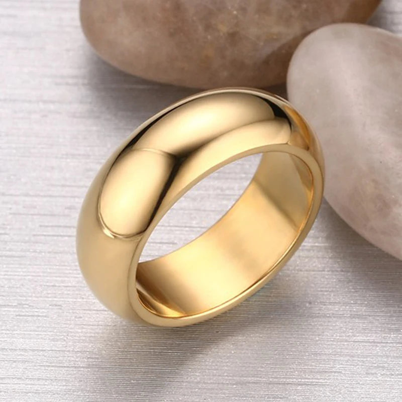 Meaeguet 7mm Stainless Steel Wedding Band Ring | 5 Colors Wedding Band Ring SPOT