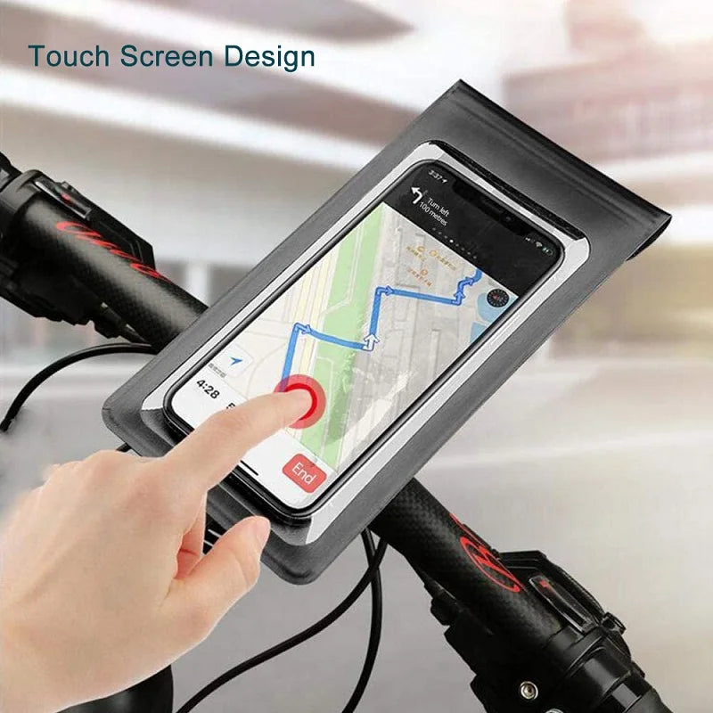 360° Waterproof Bike Phone Bag & Handlebar Mount – untoom Bike Phone Mount SPOT