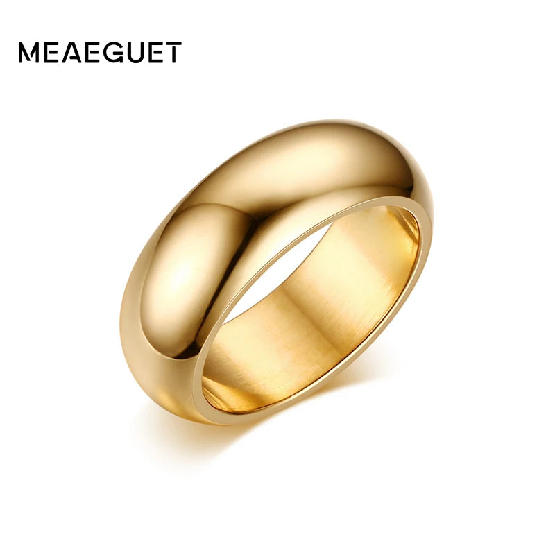 Meaeguet 7mm Stainless Steel Wedding Band Ring | 5 Colors Wedding Band Ring SPOT