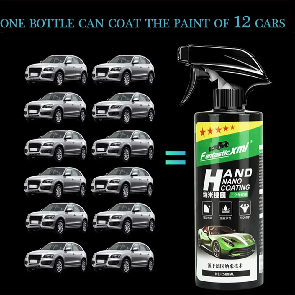 500ml Nano Ceramic Car Coating Spray | Liquid Polish & Paint Guard Ceramic Car Coating SPOT