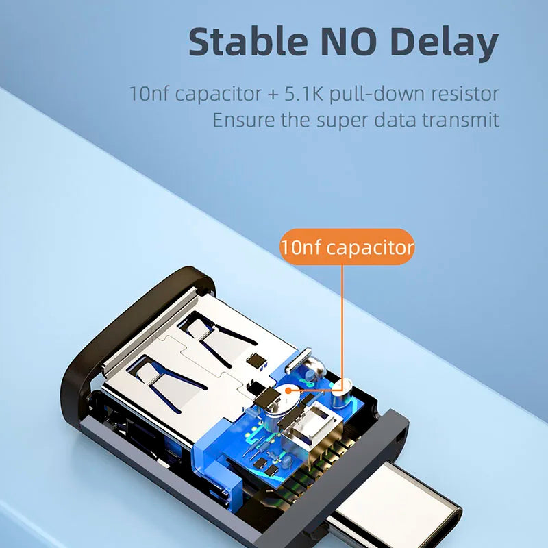 Essager USB-C to USB 3.0 OTG Adapter | Type-C Converter USB-C OTG Adapter SPOT