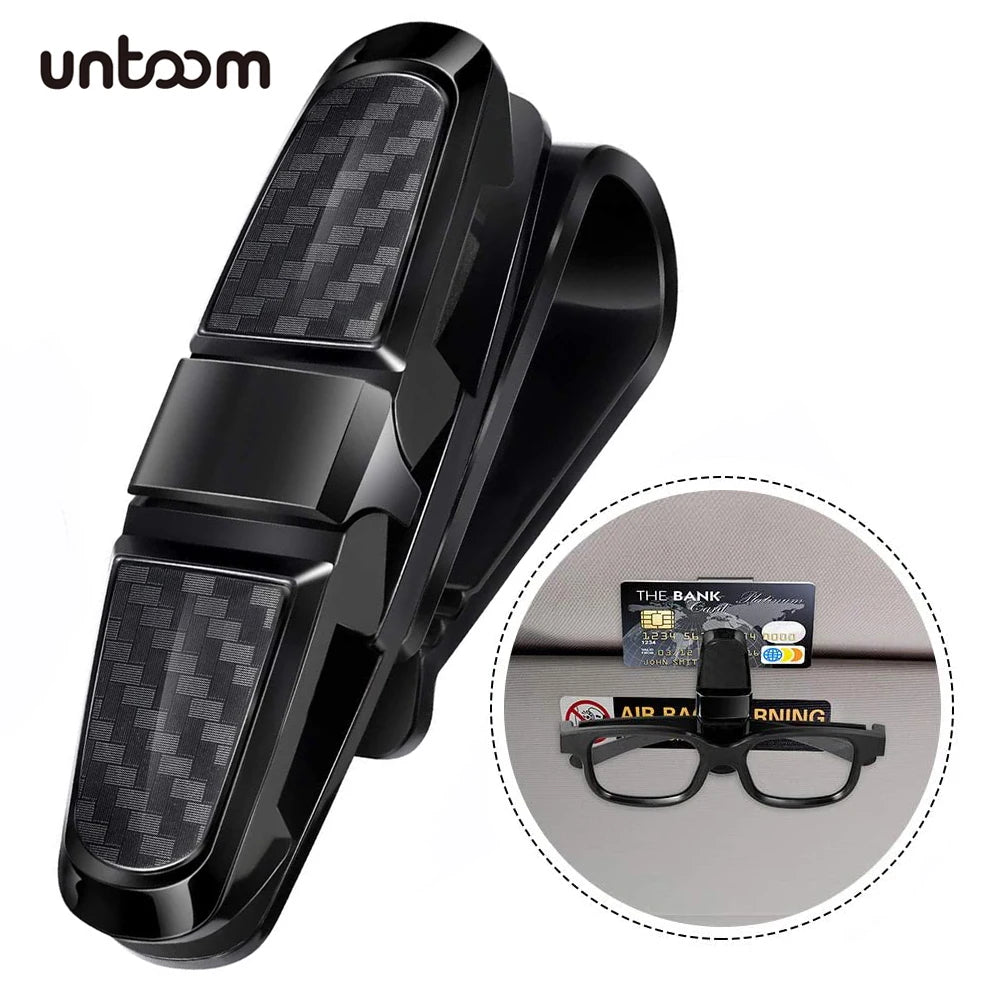 Car Sun Visor Glasses Holder – Universal Eyeglass Clip Car Visor Organizer SPOT Default Title