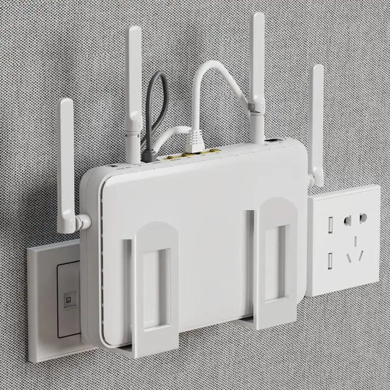 Wall-Mount Router Bracket & Set-Top Box Rack 2-Pack Wall Mount Bracket SPOT