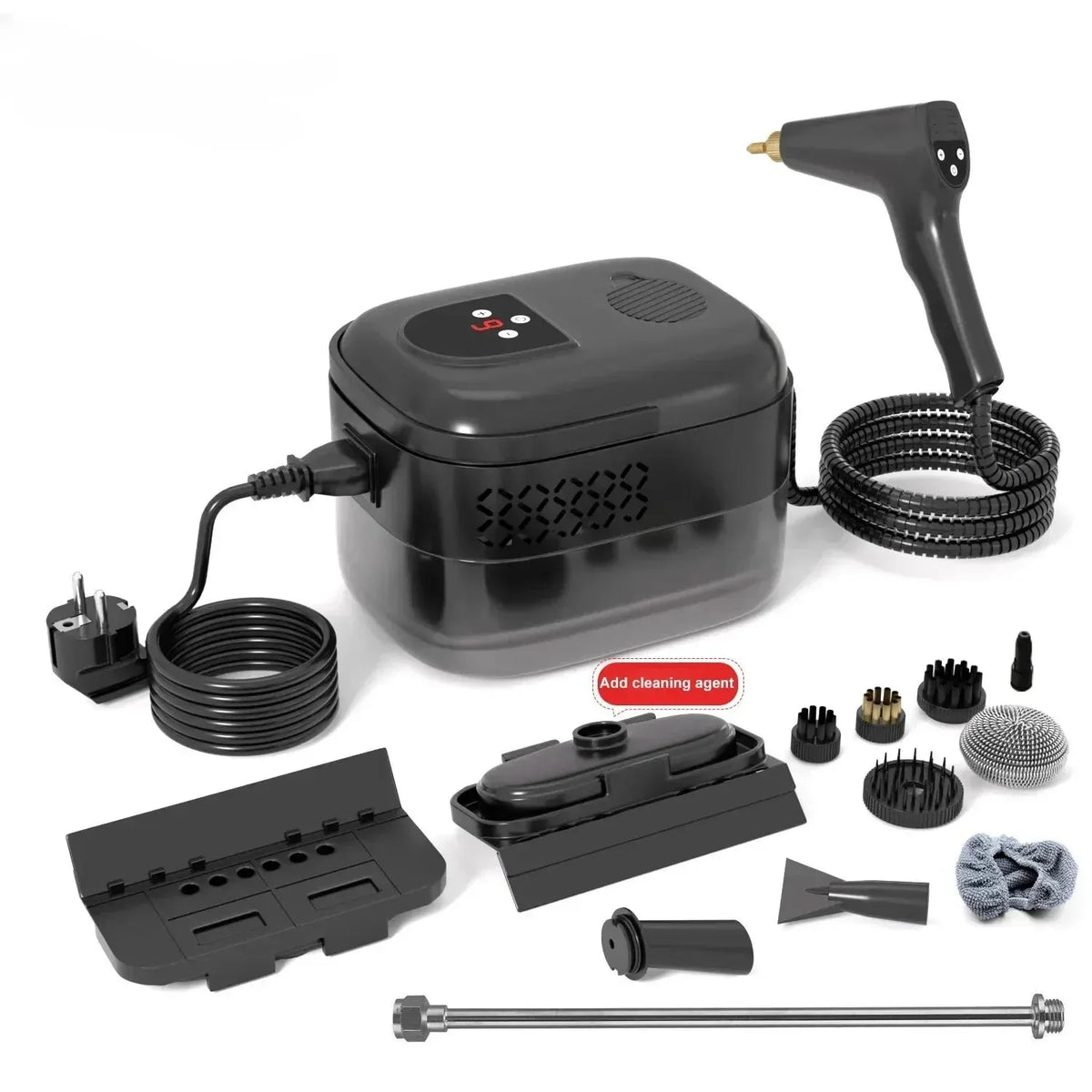 NOCCLILI 1500W Steam Cleaner – Kitchen Hood & Car Detailing Steam Cleaner SPOT