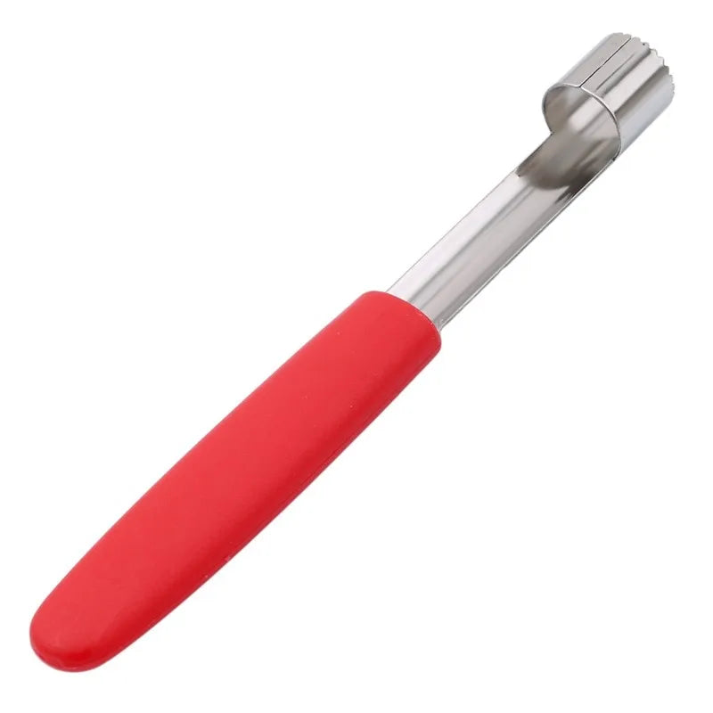 Stainless Steel Fruit Corer & Seed Remover Kitchen Tool Fruit Corer Tool SPOT Red