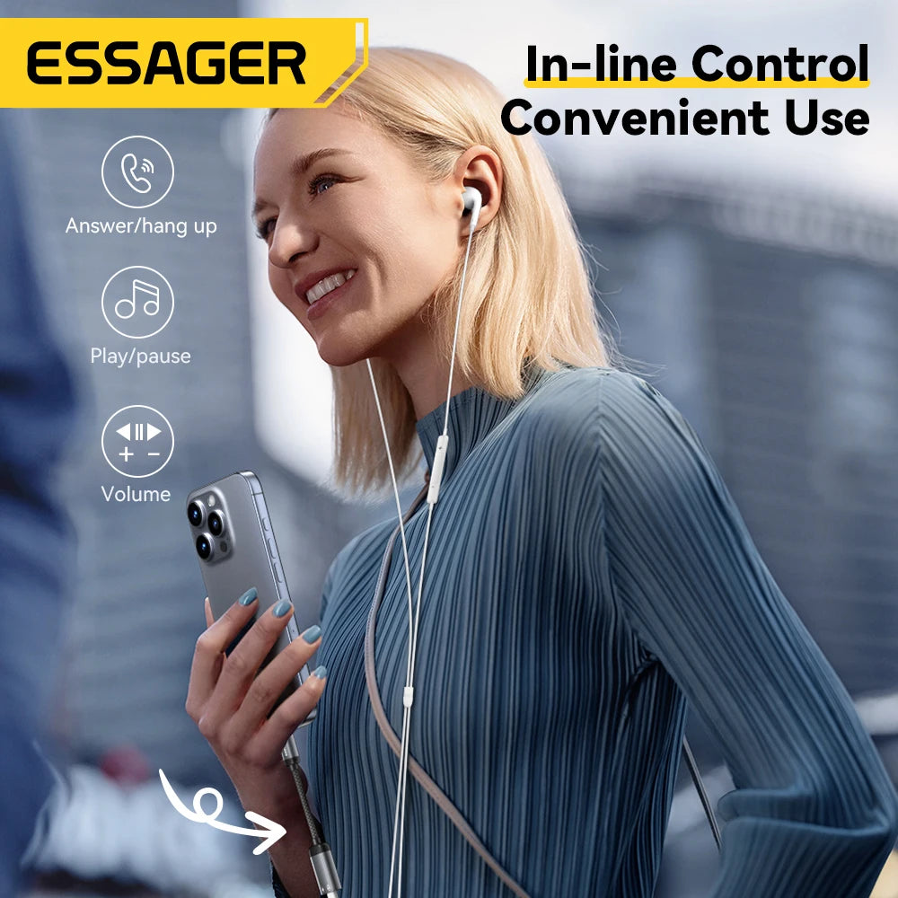 Essager USB-C to Lightning Audio Adapter OTG – iPhone & Android Audio Adapter Cable SPOT