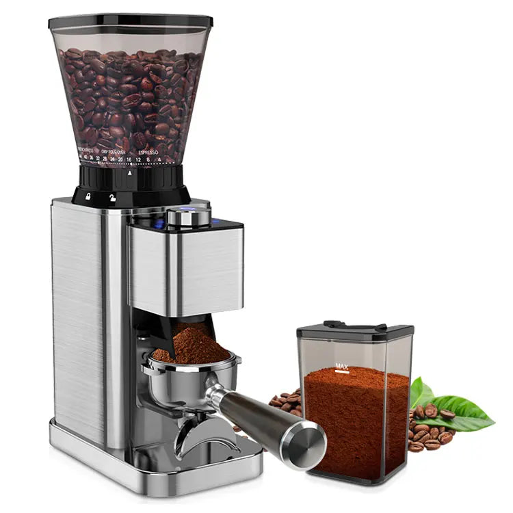 Auto Conical Burr Coffee Grinder 250g LED Display 150W Burr Coffee Grinder SPOT