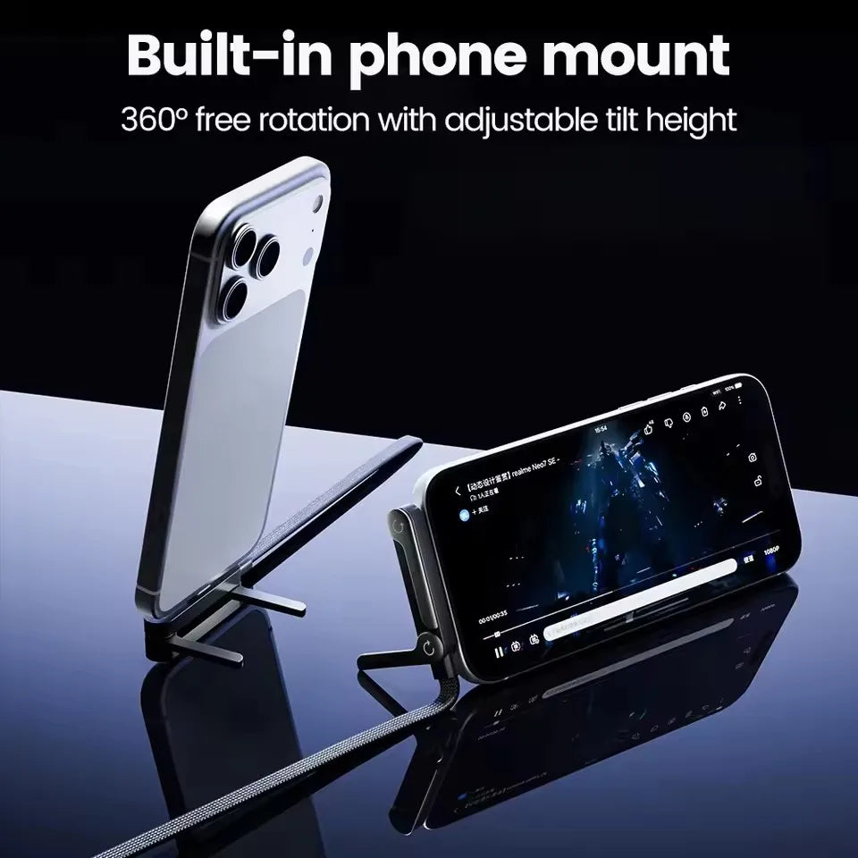 2-in-1 USB-C PD 240W Fast Charging Cable with Foldable Stand USB-C Charging Cable SPOT