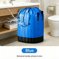 Large Waterproof PE Drawstring Storage Bag – Moving & Travel Moving Storage Bag SPOT Blue