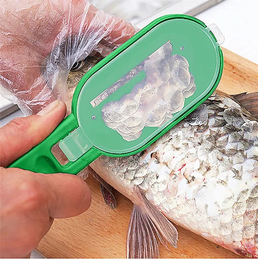 Fish Scale Remover & Scraper – Stainless Steel Kitchen Tool Fish Scale Remover SPOT