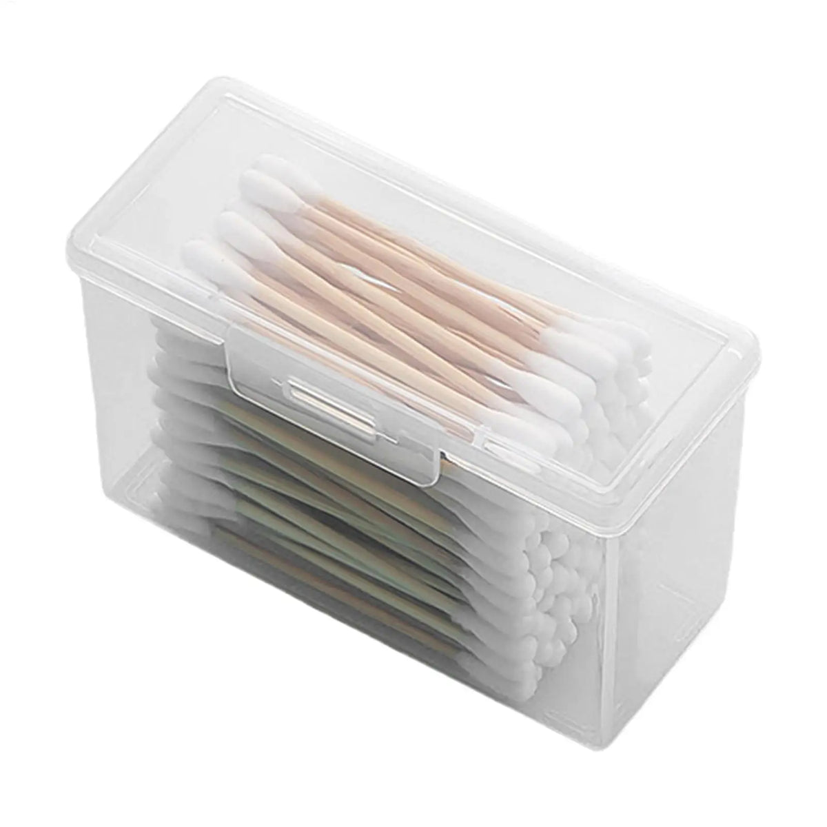 Transparent Travel Storage Box – Cotton Swab & Jewelry Organizer Storage Organizer Box SPOT