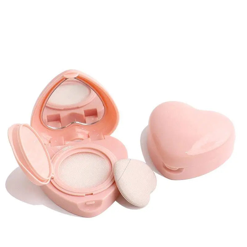 5g Refillable Mini Air Cushion Case – DIY Cosmetic Container Cosmetic Compact Case SPOT Heart