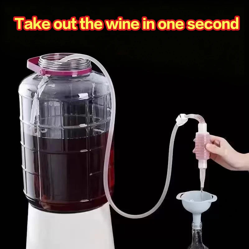 Home Brew Siphon Kit – 2M/2.5M Food Grade Wine Transfer Tube Wine Siphon Kit SPOT