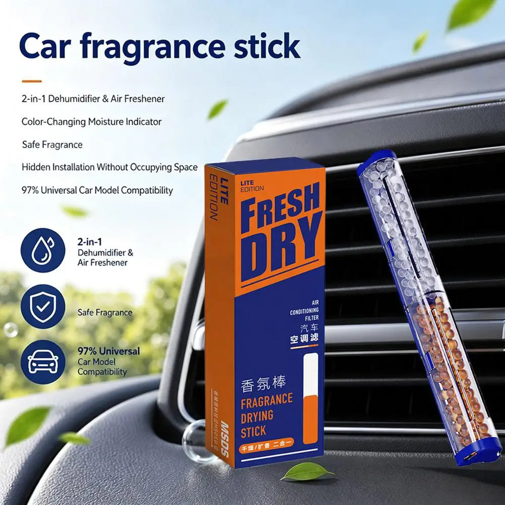 Car AC Filter Fragrance Stick – Deodorizer & Humidity Indicator Car Air Freshener SPOT