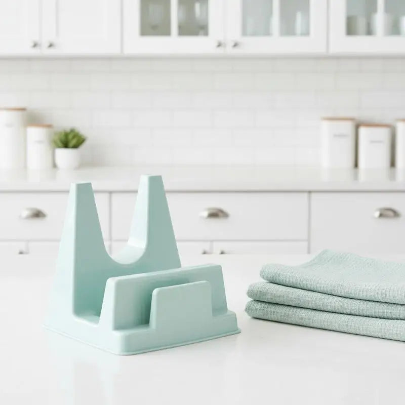 2-Pack No-Drill Pot Lid Holder – Countertop Kitchen Organizer Pot Lid Holder SPOT