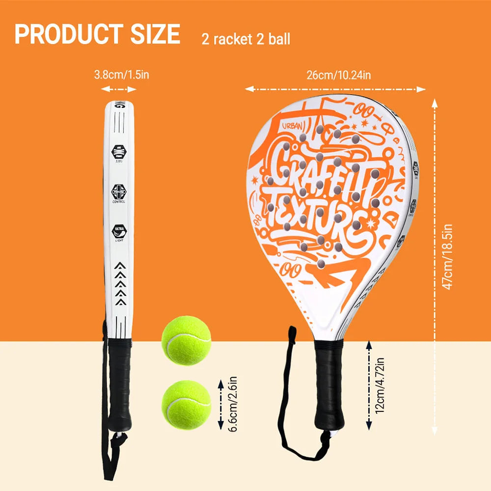 Padel Racket – Carbon Fiber Surface & EVA Foam Core Padel Racket SPOT