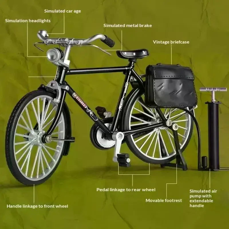 Retro 90s DIY Bicycle Model Kit – Semi-Alloy Assembly Toy DIY Model Kit SPOT