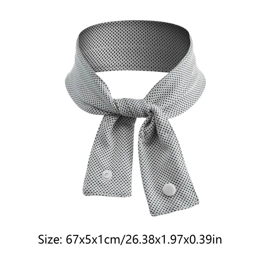 Cooling Ice Scarf – Quick-Dry Sports Towel for Outdoors Cooling Sports Scarf SPOT Gray