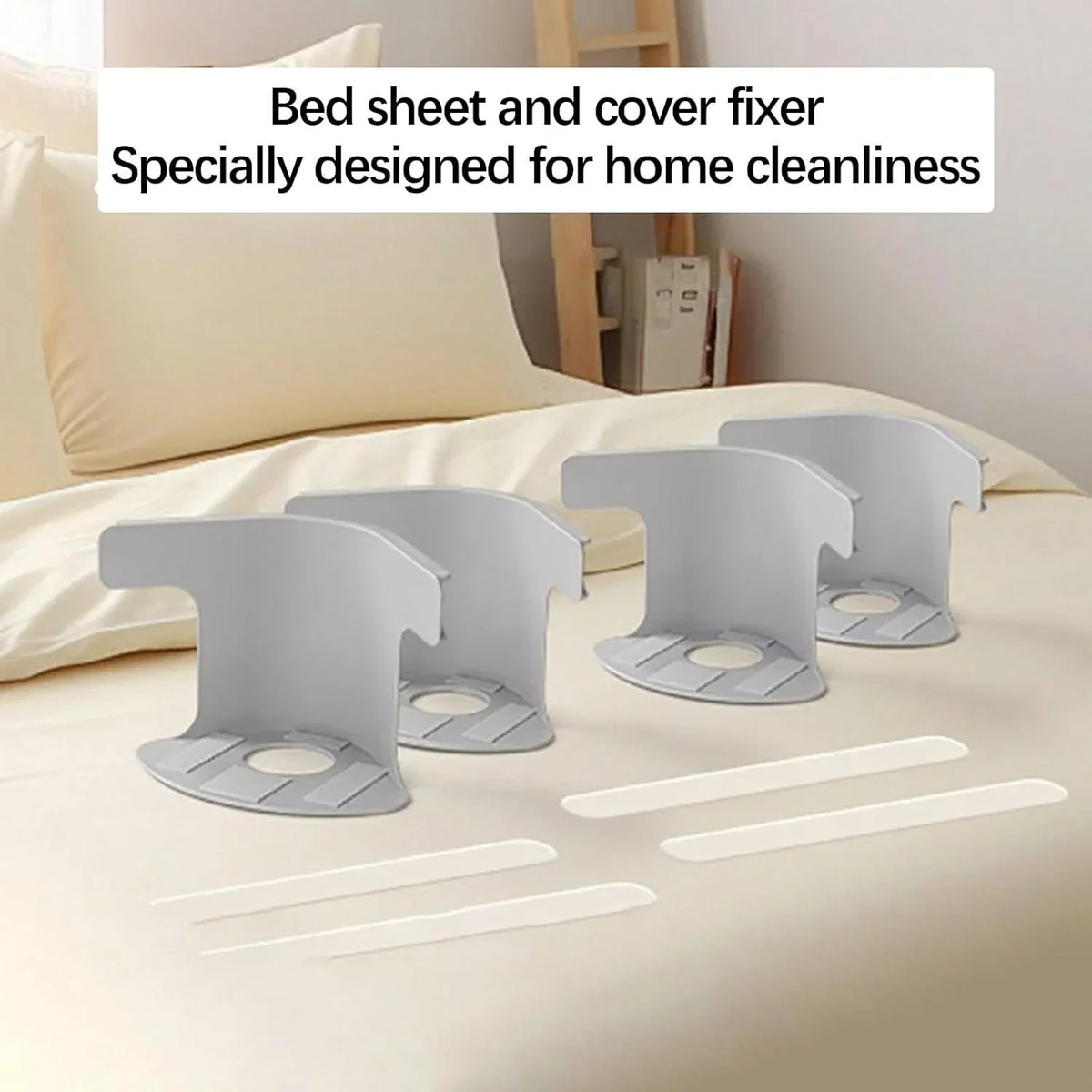 4-Pack Heavy Duty Bed Sheet Corner Tightener Clips Bed Sheet Clips SPOT