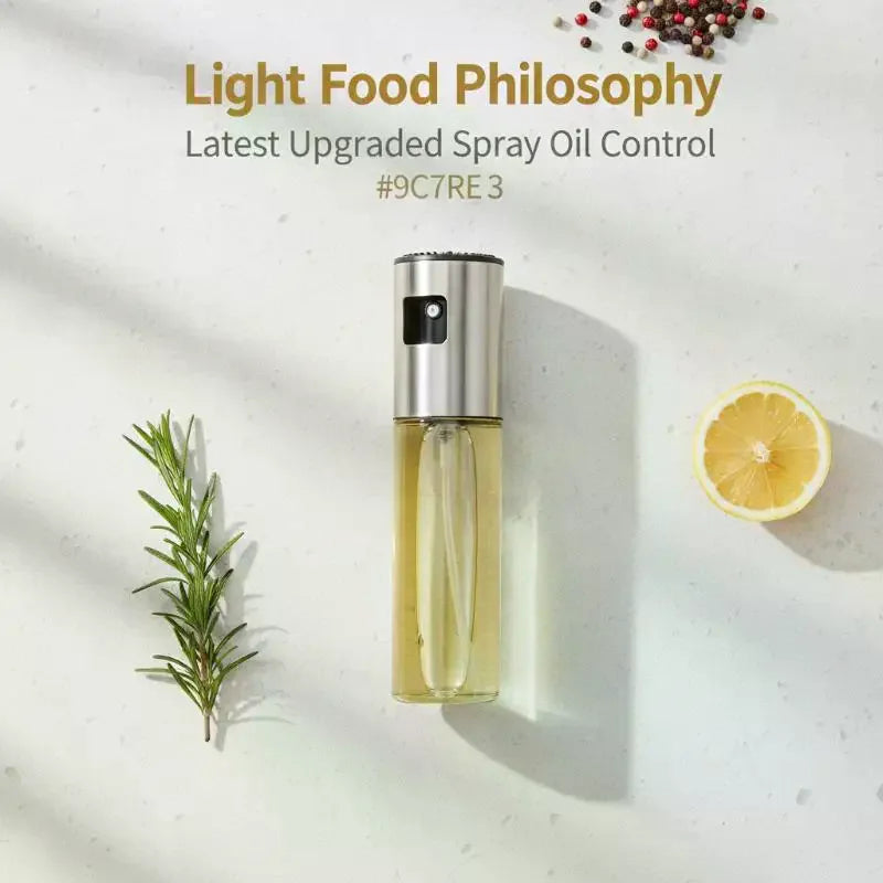 Glass Oil Sprayer Mister – Stainless Steel Olive Oil Bottle Oil Mister Sprayer SPOT