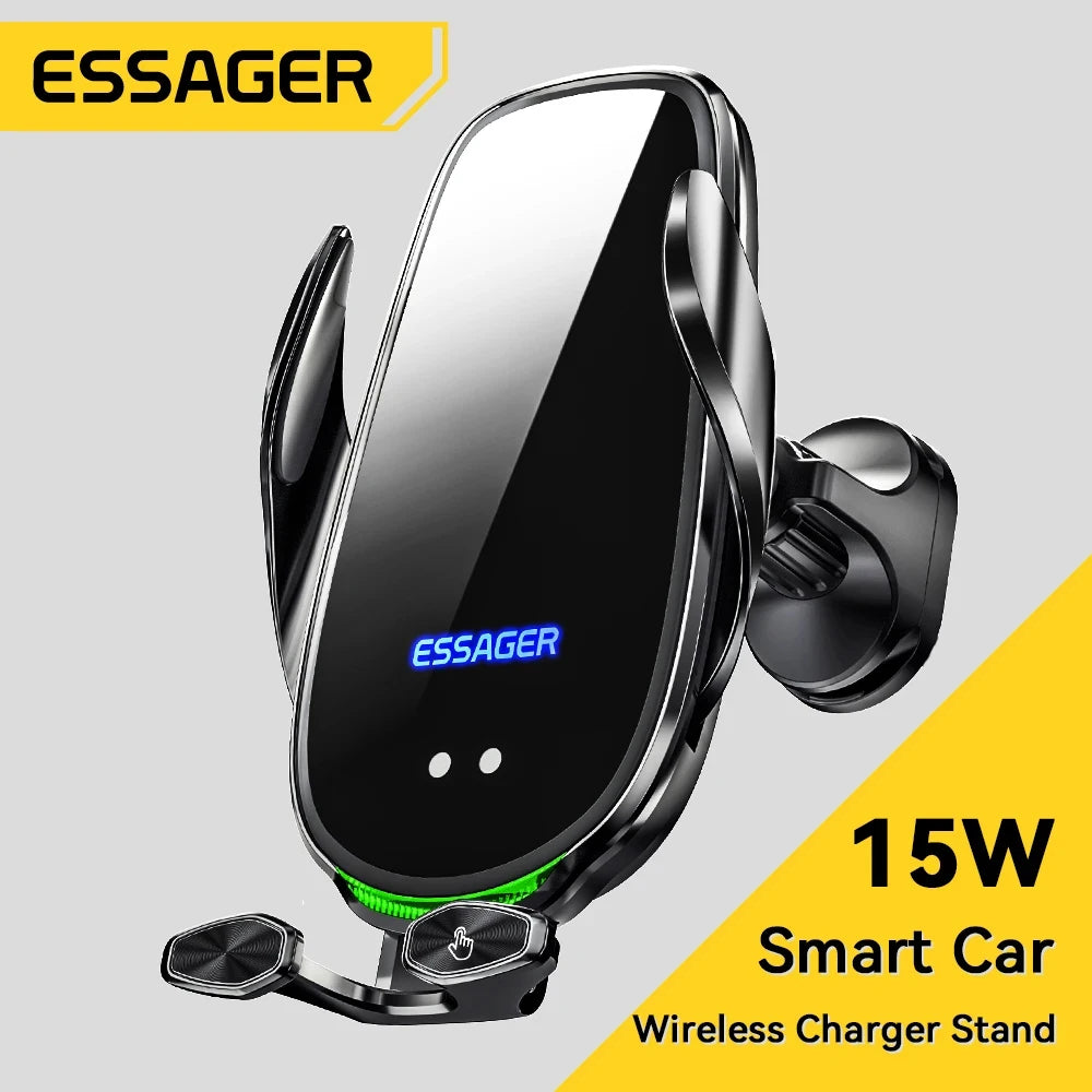 Essager 15W Qi Wireless Charger Car Mount – Air Vent Holder Wireless Car Charger Mount SPOT