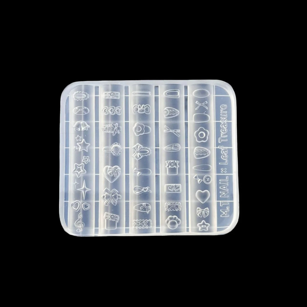 3D Silicone Nail Mold – Bowknot, Flower, Heart & Lace DIY Nail Art Mold SPOT