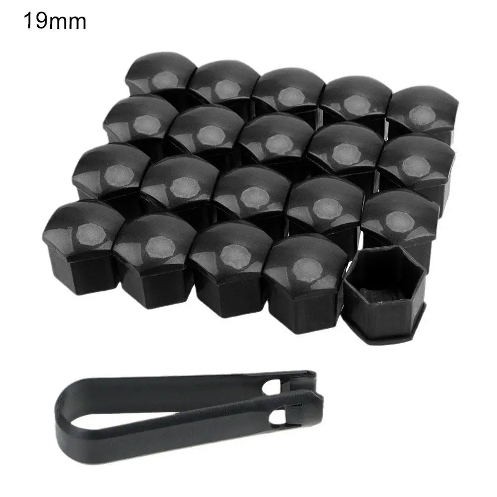 Lug Nut Bolt Caps 21/19/17mm – Anti-Rust Wheel Covers 20-Pack Lug Nut Covers SPOT 19mm