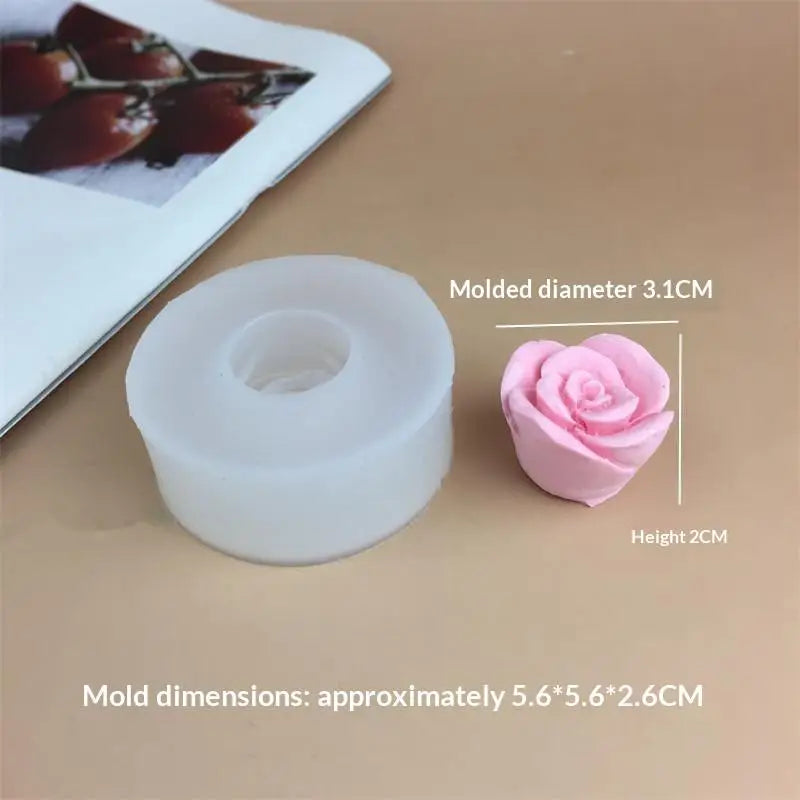 Rose Silicone Mold – BPA-Free Fondant, Chocolate & Soap Mould Silicone Baking Mold SPOT A6
